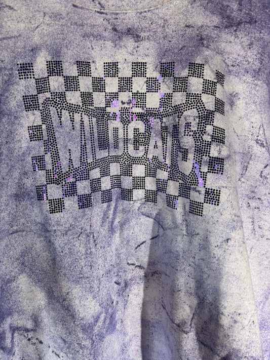 Wildcats Checkered Tee