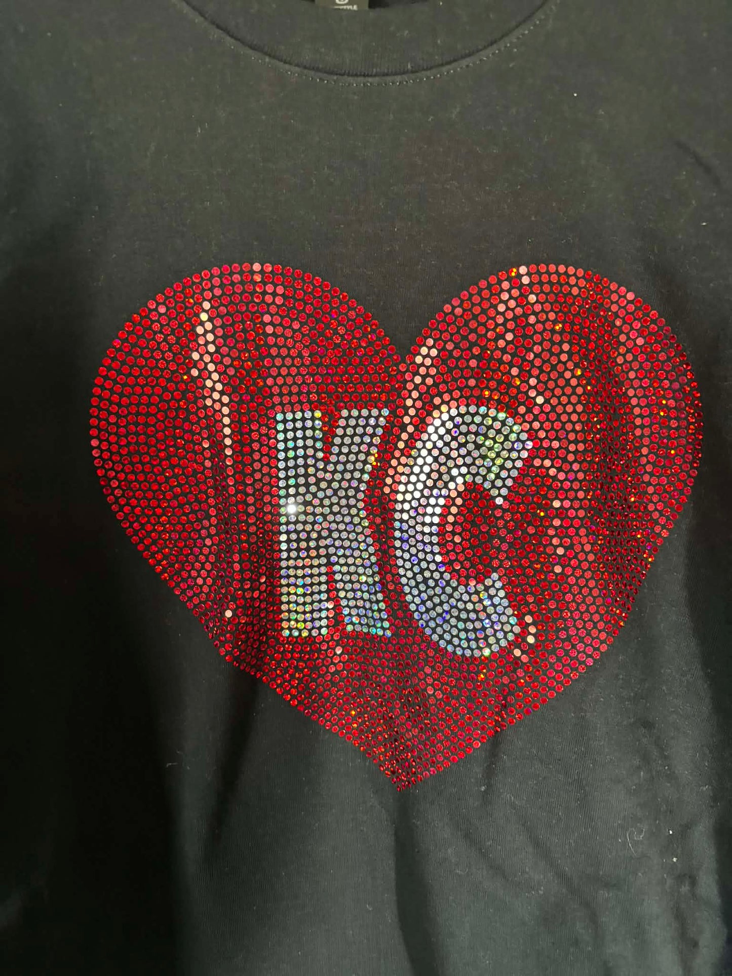 KC Heart Rhinestone Tee