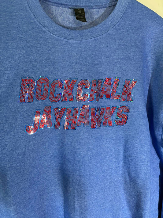 Rock Chalk Jayhawk Tee