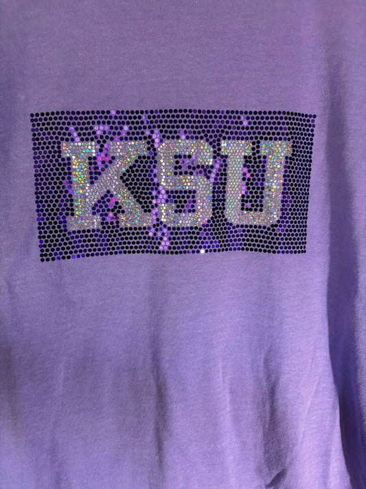 KSU Rhinestone Tee